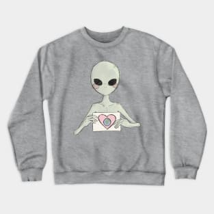 Alien <3 Earth Crewneck Sweatshirt